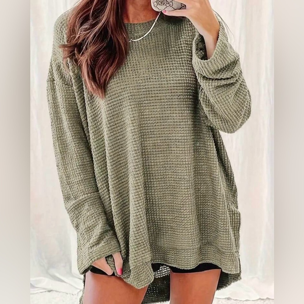 Green sweater
